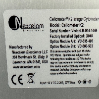 Nexcelom Cellometer K2 Image Cytometer image 3